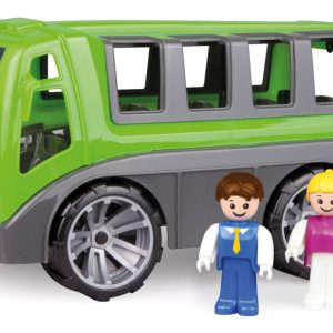 Samochodzik do zabawy Autobus LENA w kolorowym pudełku z figurkami LENA