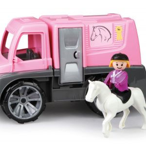 Samochód dla konia rożowy dla dziewczynki LENA truxx aż 27 cm w kolorowym pudełku LENA