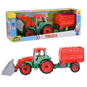 Traktor z przyczepą i łyżką przednią Truxx dł. 53 cm TUV LENA