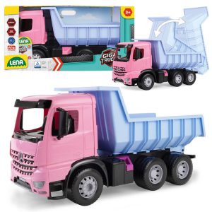 Wywrotka Gigant różowa Lena Mercedes AROCS duża ciężarówka aż 68 cm Nowość LENA