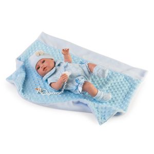 Lalka hiszpańska bobas z akcesoriami 42 cm Mantita Berbesa